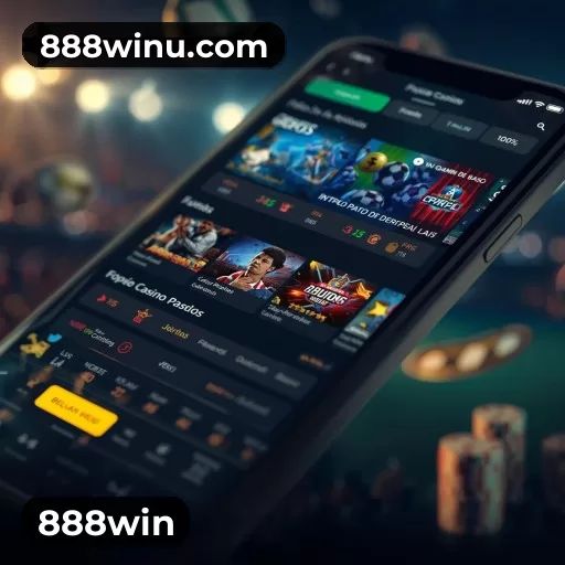 Sessão de jogo em andamento no aplicativo 888win para Android
